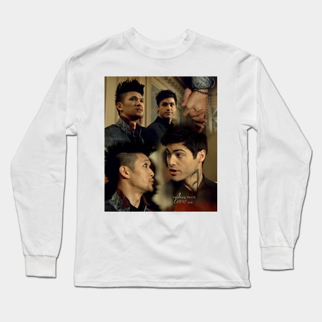 Malec Hands Long Sleeve T-Shirt by nathsmagic